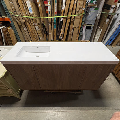 Modern Vanity with Quartz Top