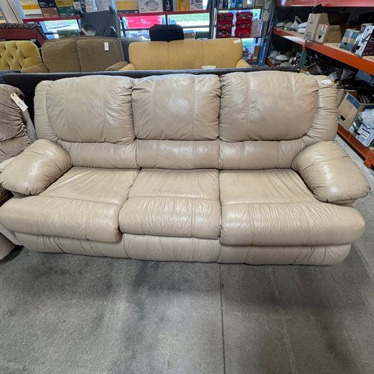 Tan Leather Sofa