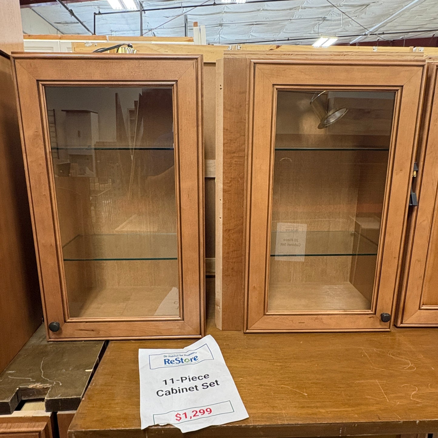 Maple 11‑Pc Cabinet Set FALSE