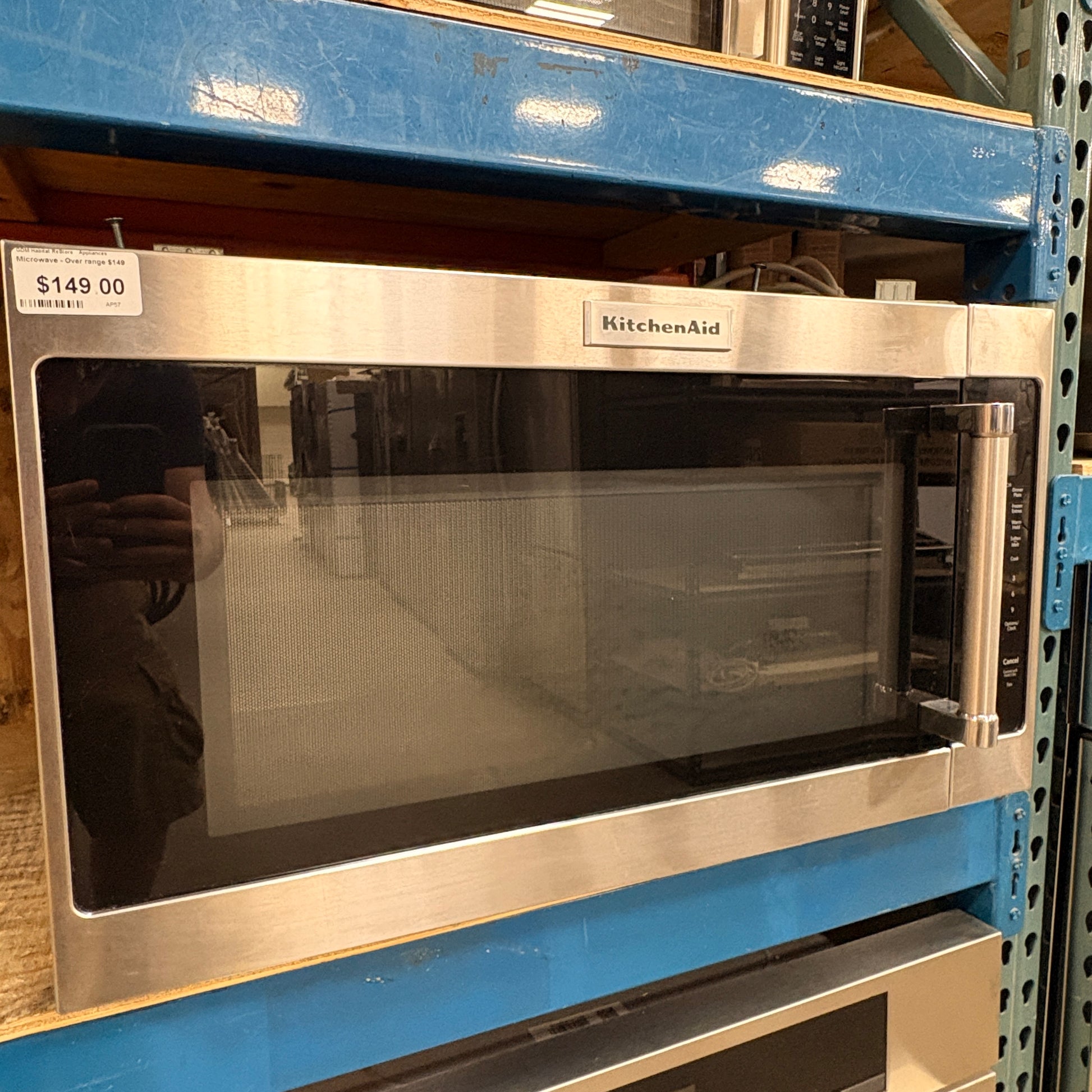 Stainless KitchenAid Microwave FALSE
