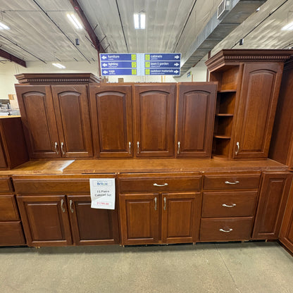15-Piece Cherry Cabinet Set