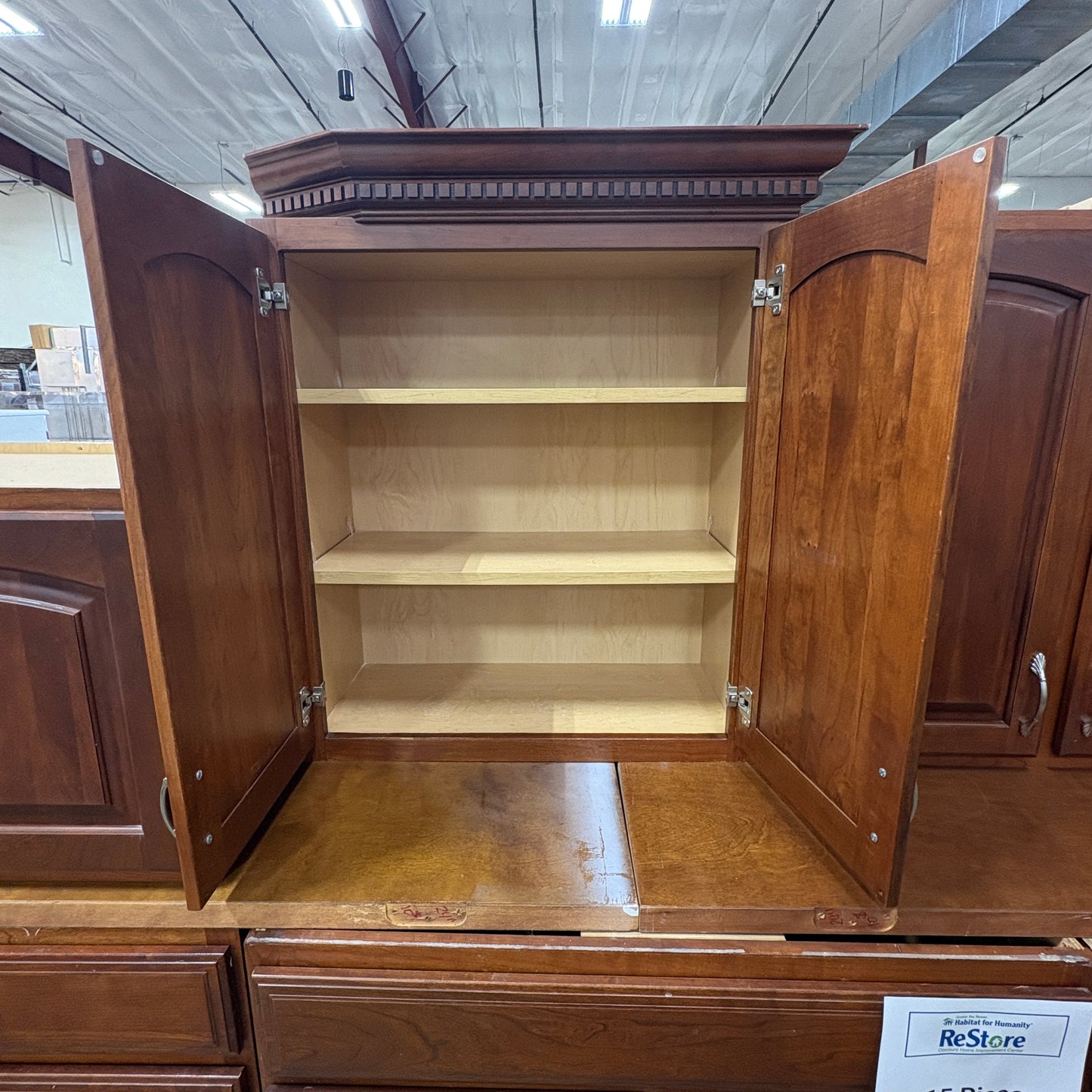 15-Piece Cherry Cabinet Set