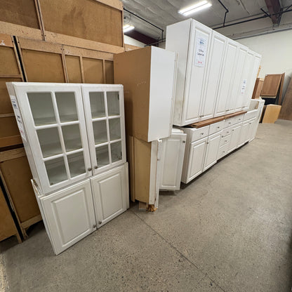 White 13-Pc Cabinet Set