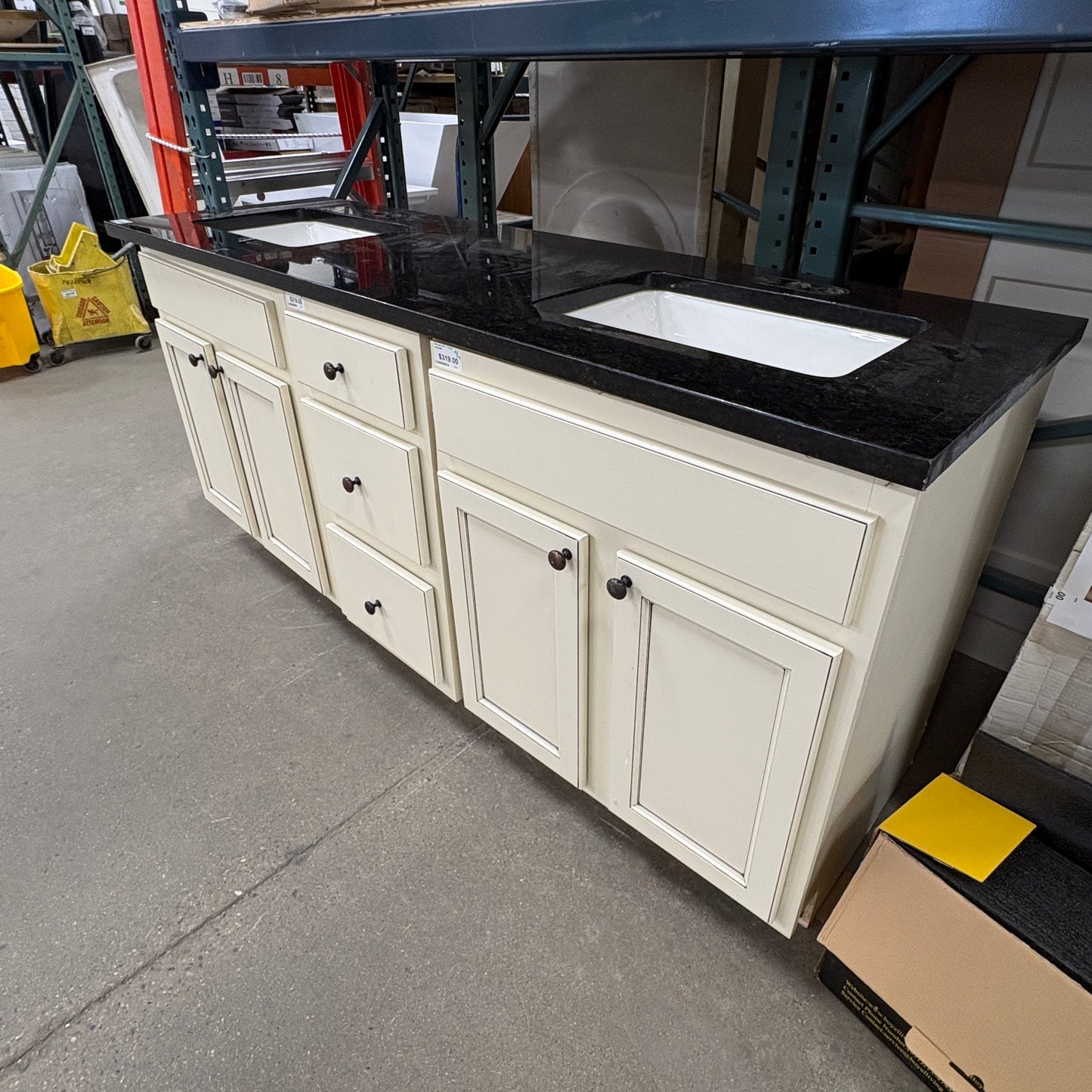 Double Sink Vanity w/ Granite