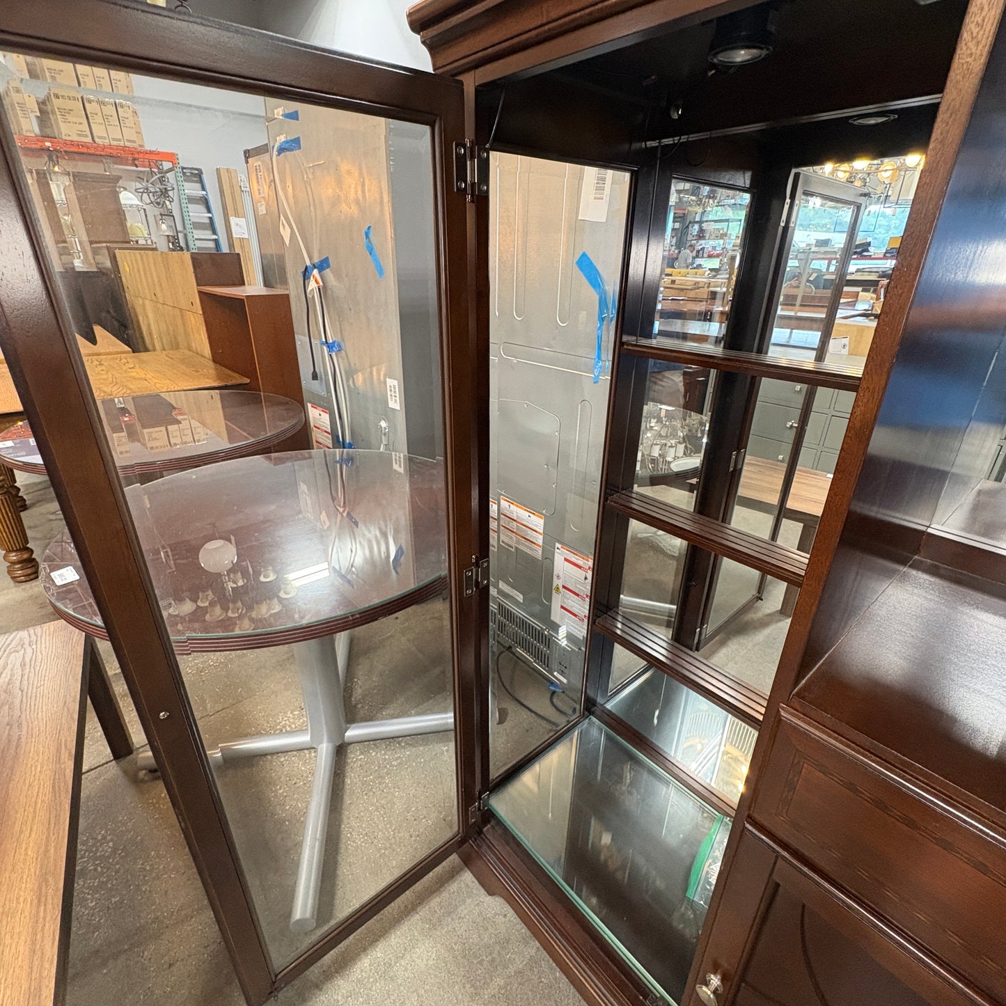 Cherry Server Display Cabinet