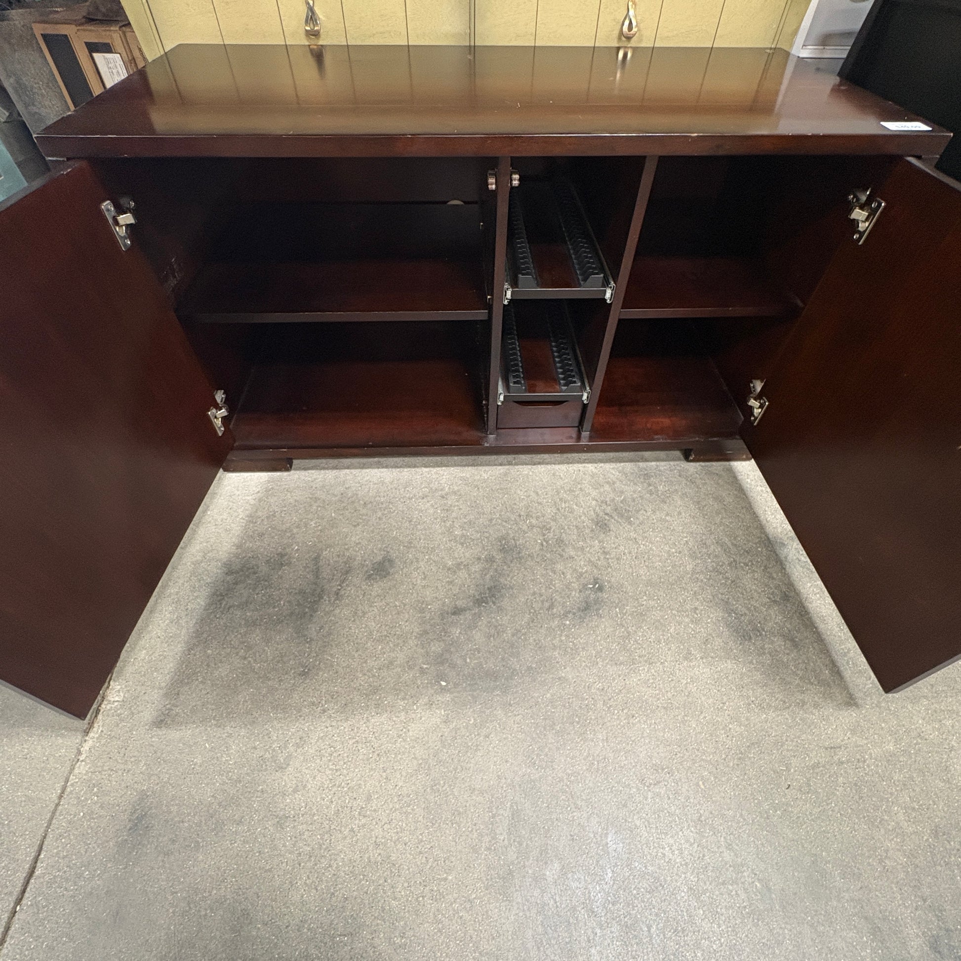 Espresso 2-Door Media Console FALSE