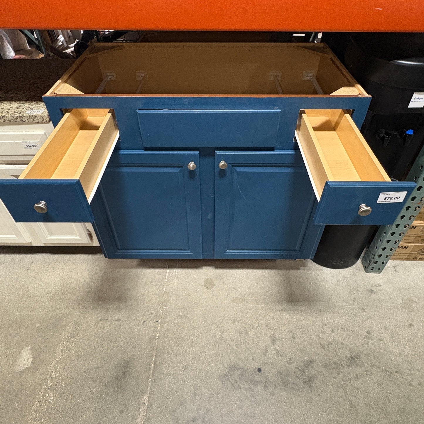 Blue 39" Bathroom Vanity