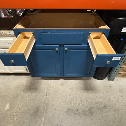 Blue 39" Bathroom Vanity
