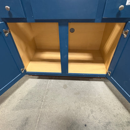 Blue 39" Bathroom Vanity
