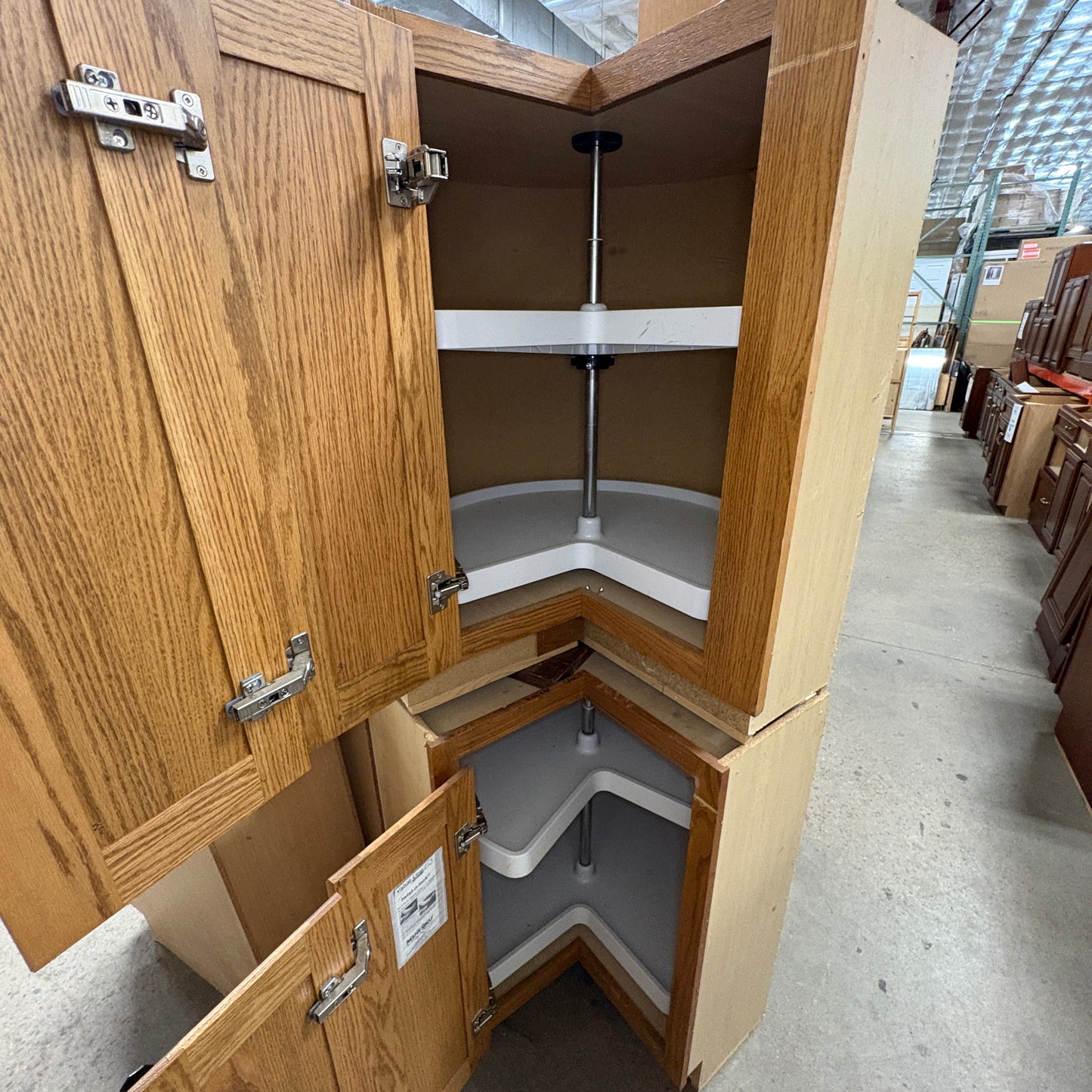 28-pc Oak Kitchen Cabinet Set