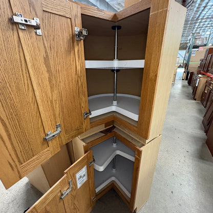 28-pc Oak Kitchen Cabinet Set