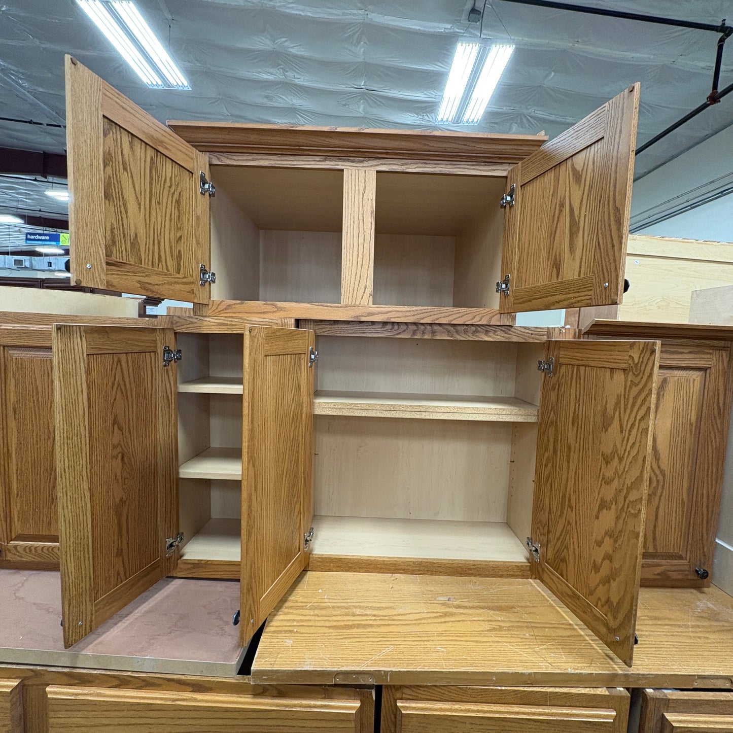 28-pc Oak Kitchen Cabinet Set