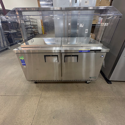 Everest Commercial Two Door Refrigerated Prep Table