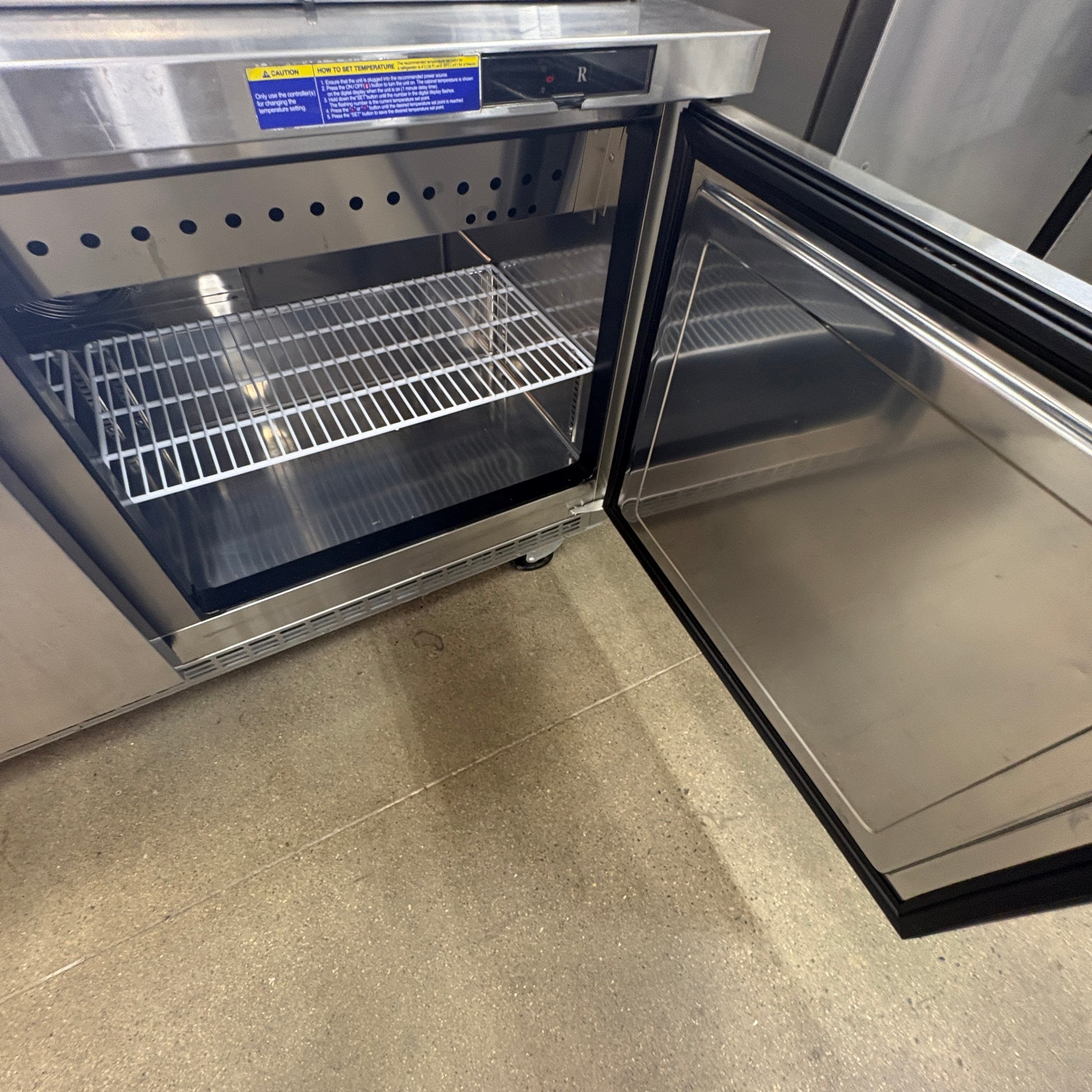 Everest Commercial Two Door Refrigerated Prep Table