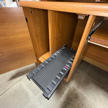 Oak Desk with Hutch