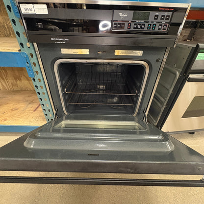 Whirlpool Black Wall Oven FALSE