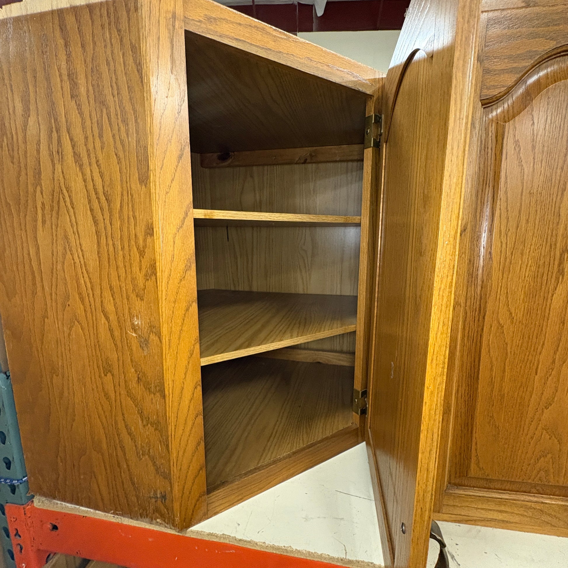 Oak 15-Piece Kitchen Cabinet Set FALSE