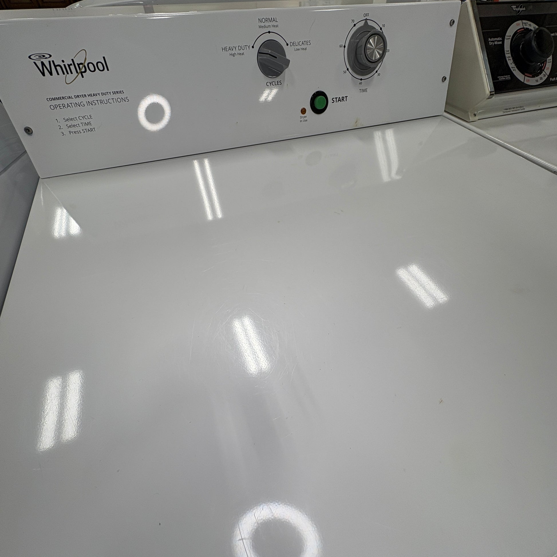 Whirlpool Commercial Gas Dryer FALSE