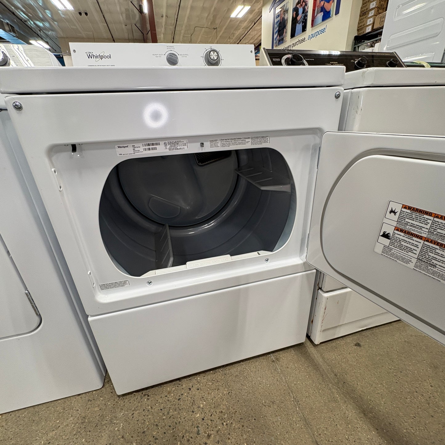 Whirlpool Commercial Gas Dryer FALSE
