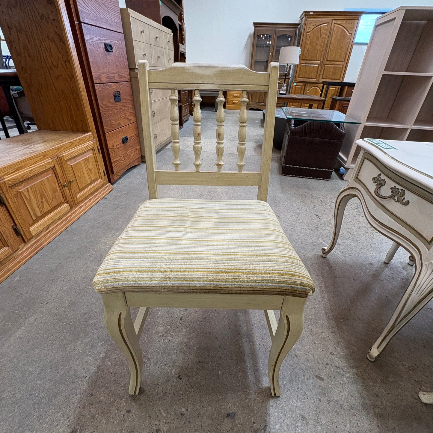 Sligh French Provincial Desk with Side Chair FALSE
