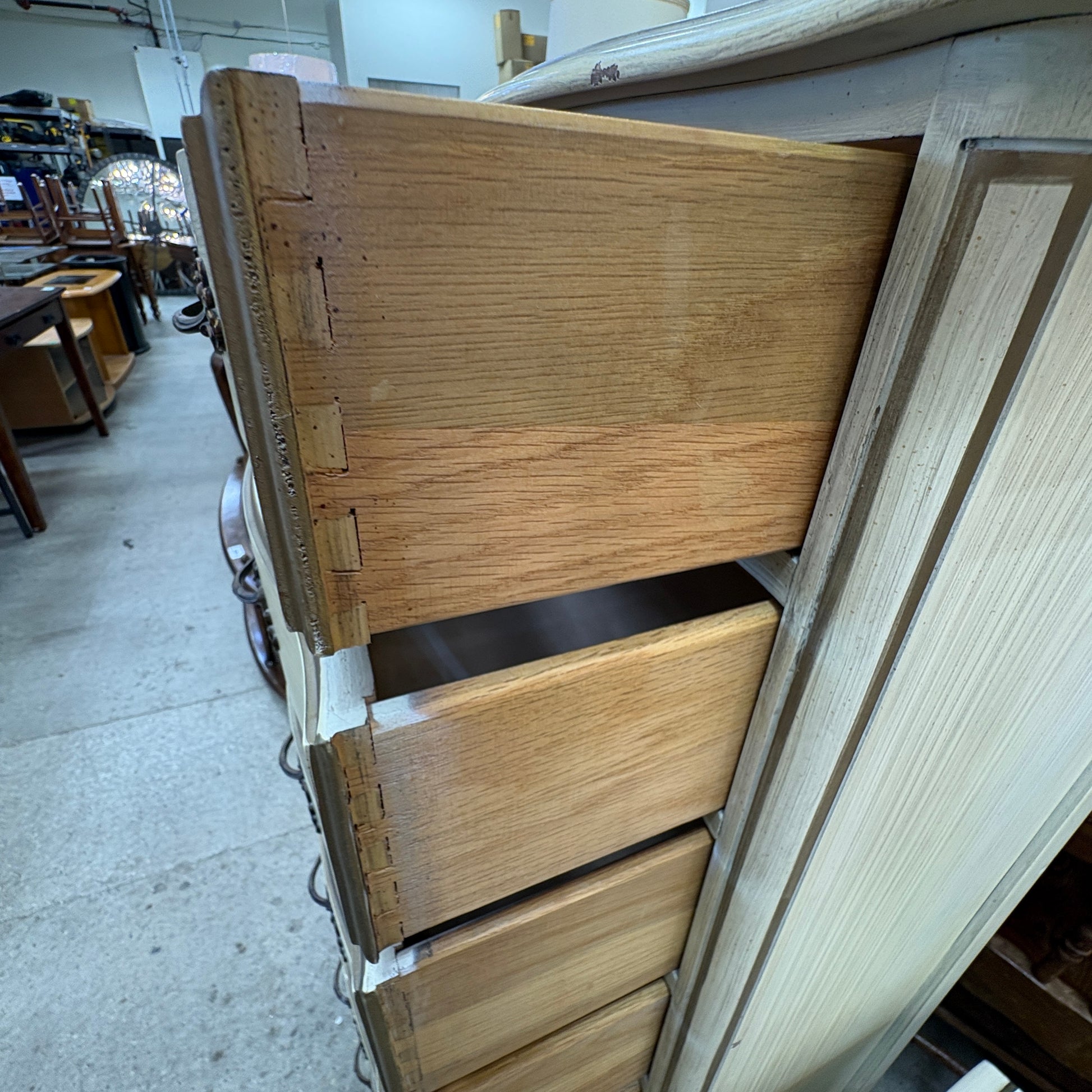 French Provincial 7-Drawer Lingerie Chest FALSE