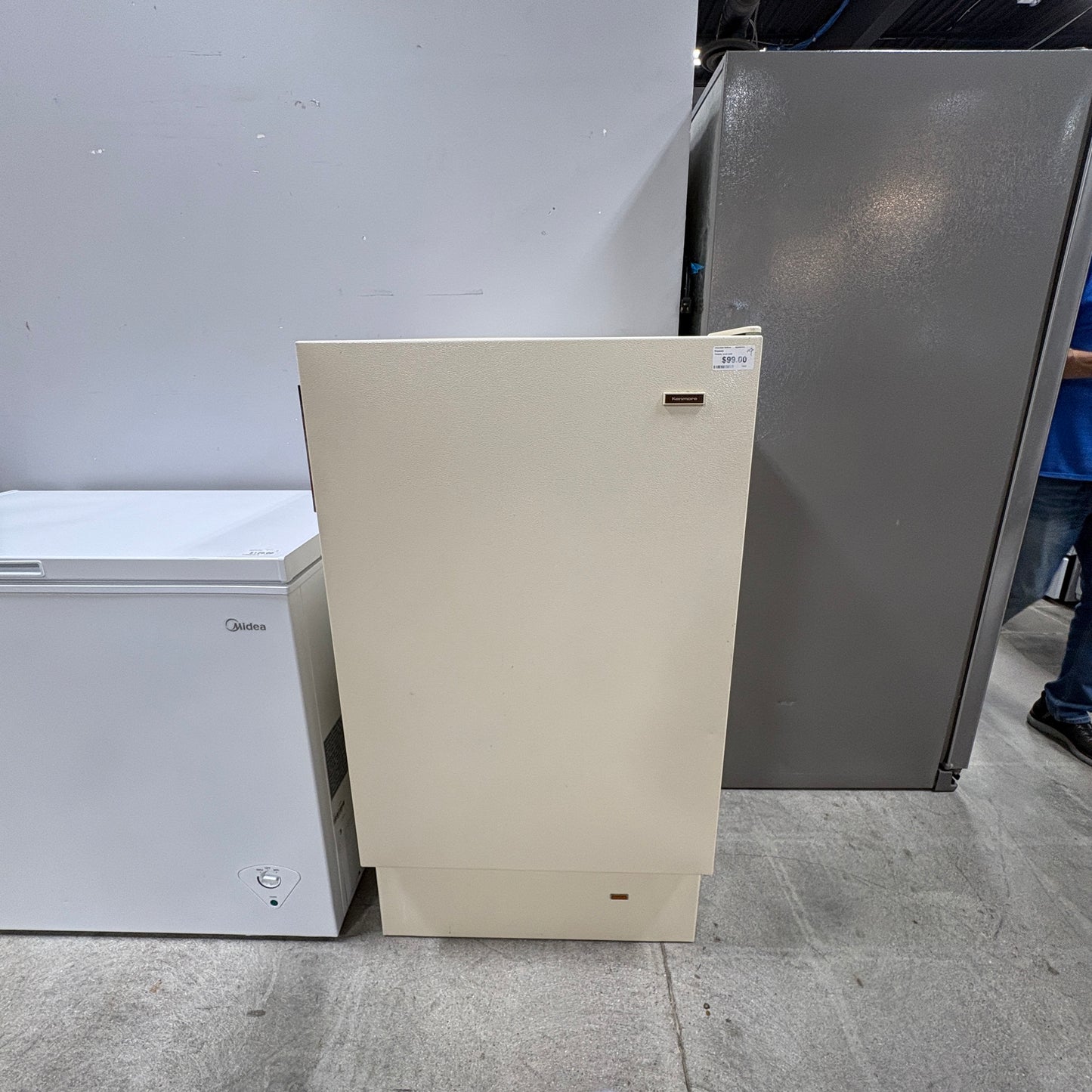 Kenmore Almond Upright Freezer