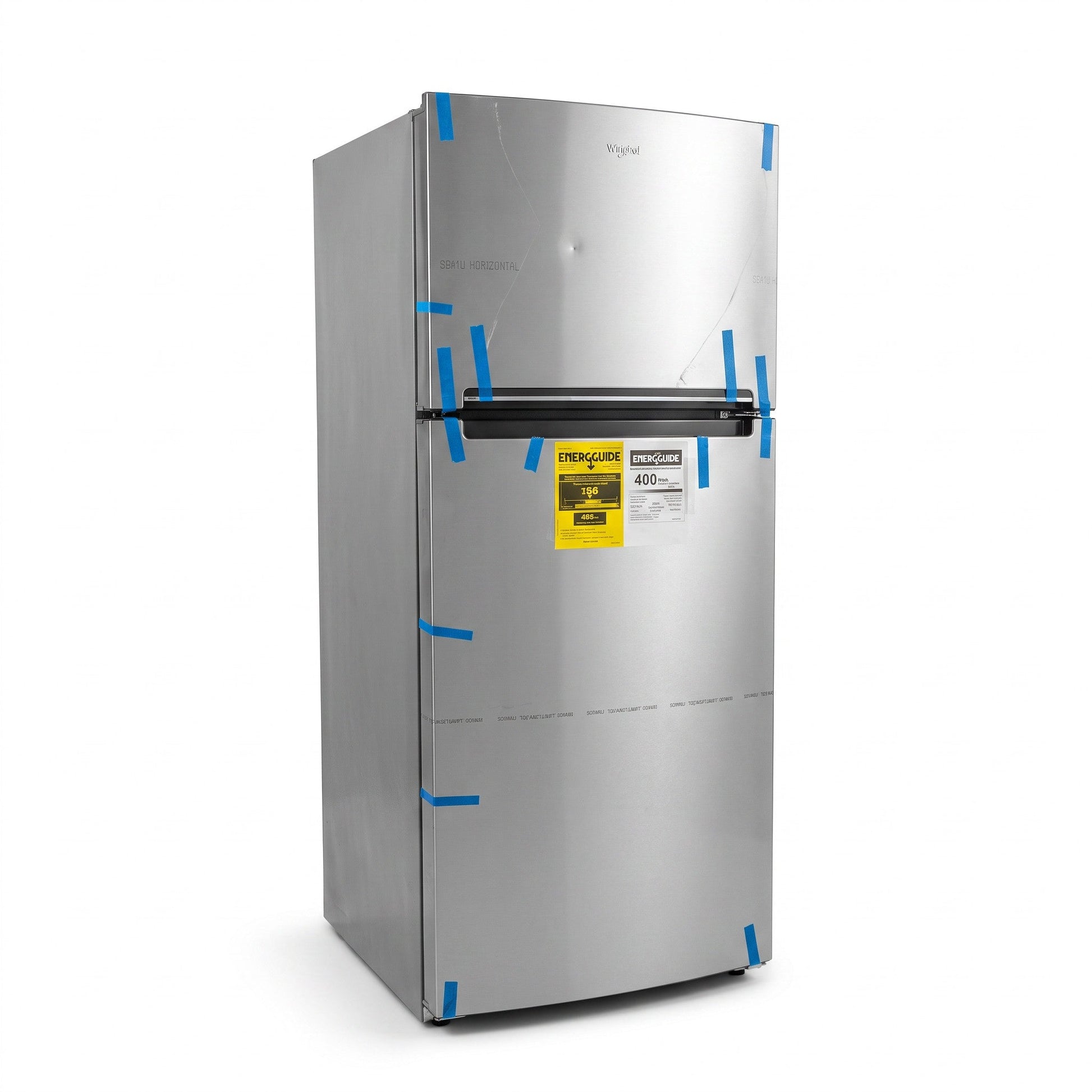 PAWFT17455 Whirlpool Top-Freezer Refrigerator, Stainless