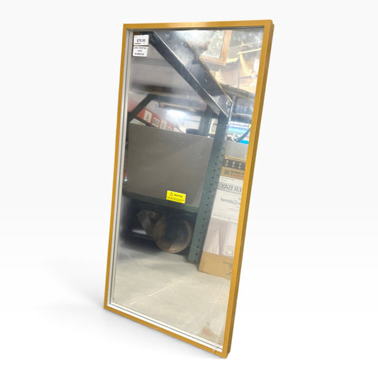 GDM Habitat for Humanity ReStore Gold LED Lighted Vanity Mirror
