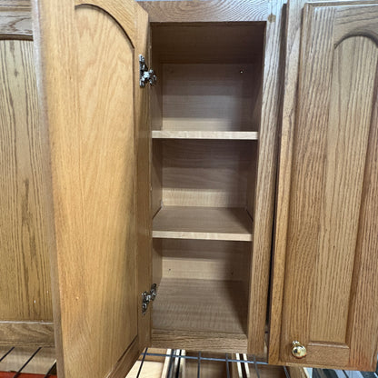 12 Pc Merillat Oak Cabinet Set
