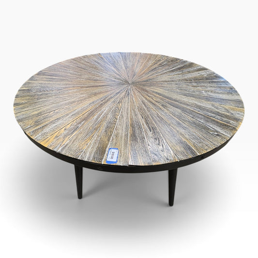 Sunburst Round Coffee Table FALSE