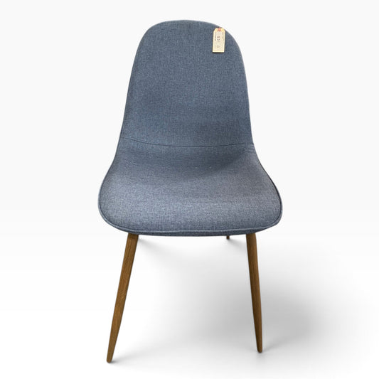 Blue Fabric Dining Side Chair FALSE