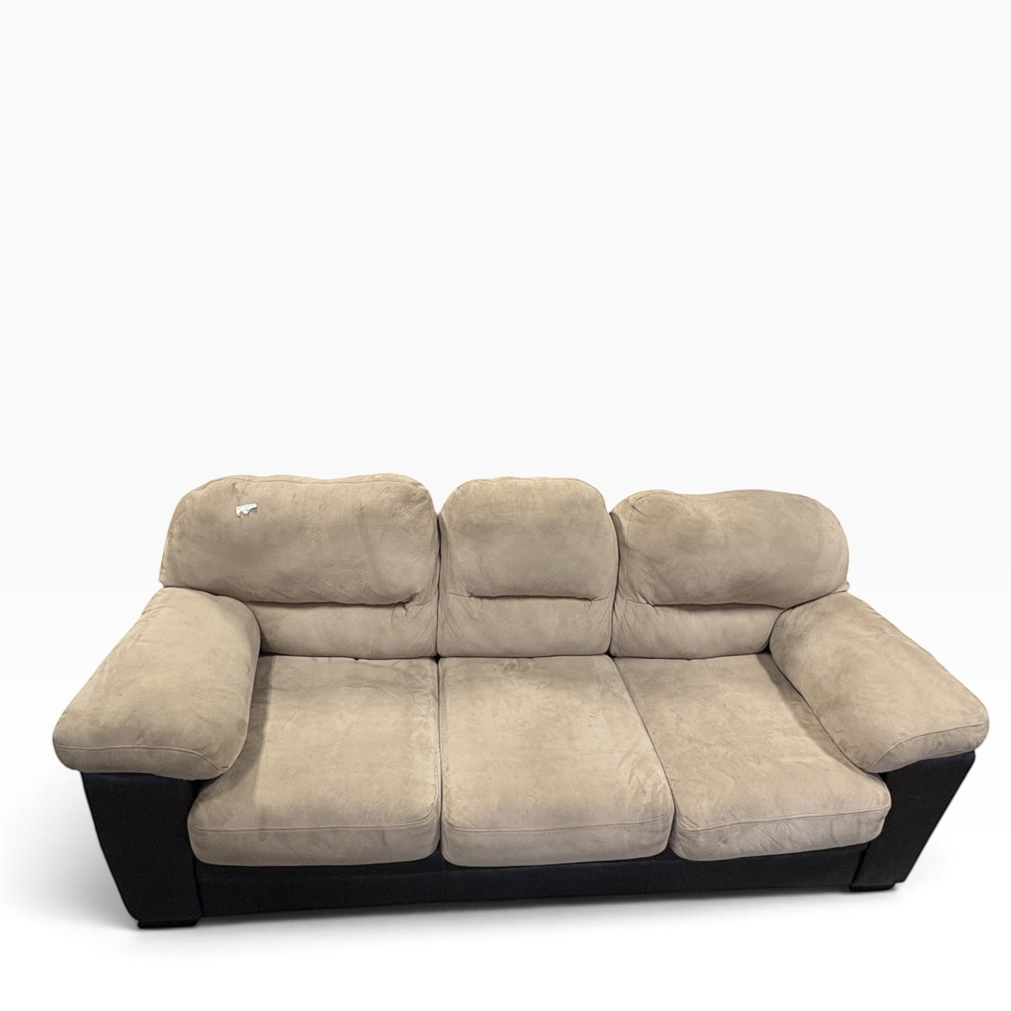 Tan Microfiber Sofa
