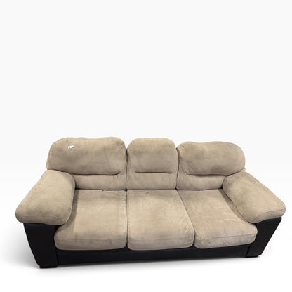 Tan Microfiber Sofa