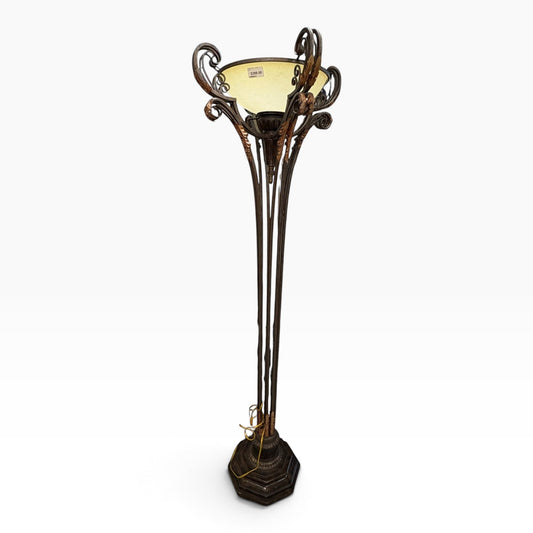 Wrought Iron Torchiere Lamp FALSE