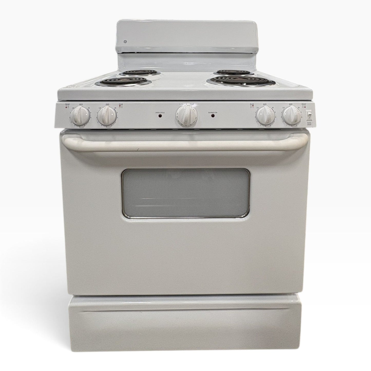 GE Electric Range White Coils