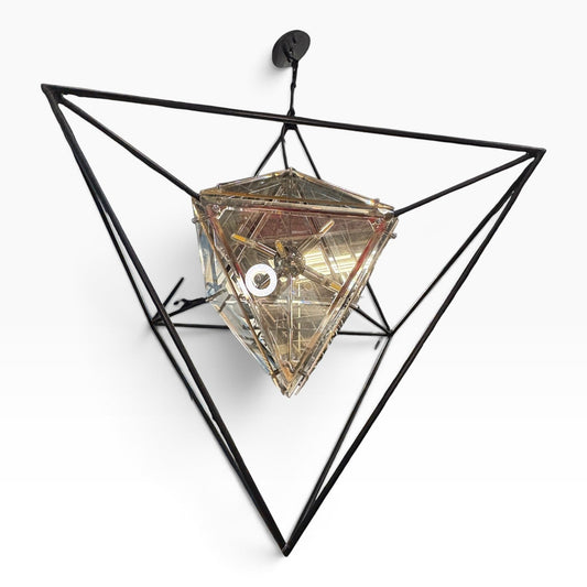 Geometric Glass Chandelier FALSE