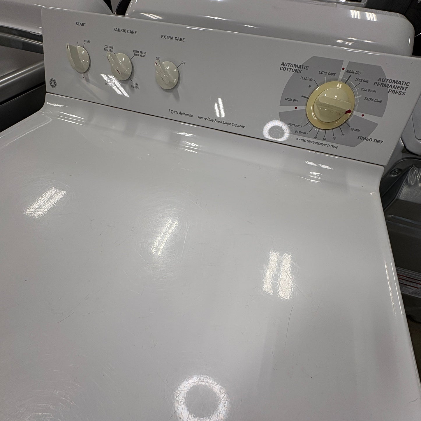 GE Heavy Duty Gas Dryer - additional view