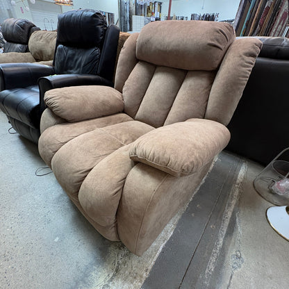 Tan Microfiber Recliner Chair