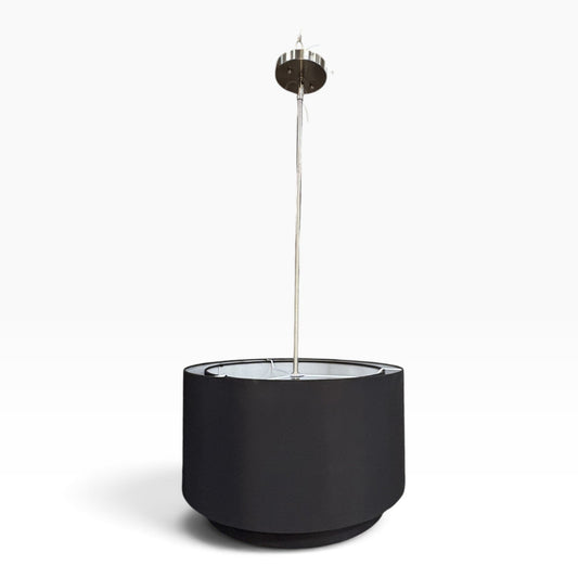 Black Drum Shade Pendant Light