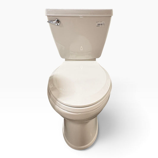 White 2-Piece Toilet w/ Seat FALSE