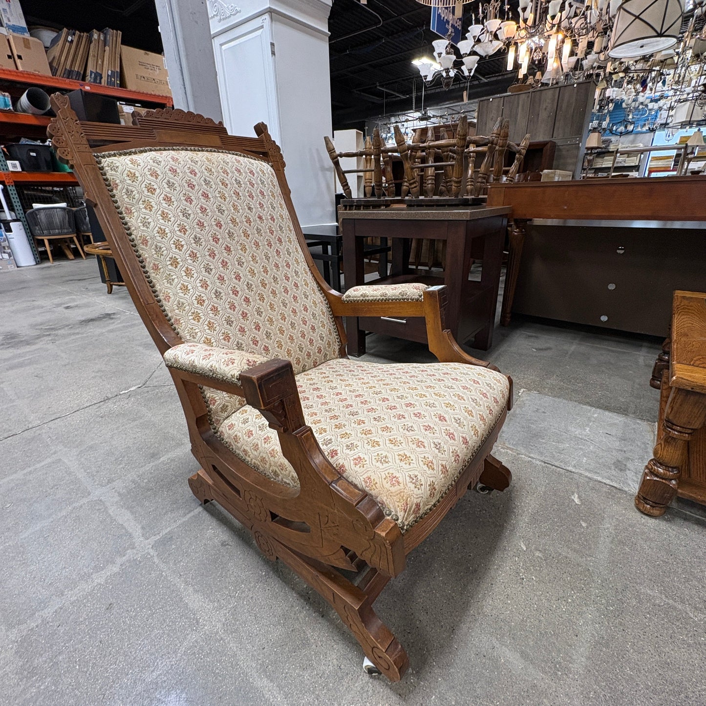 Antique Eastlake Rocking Chair - additional view