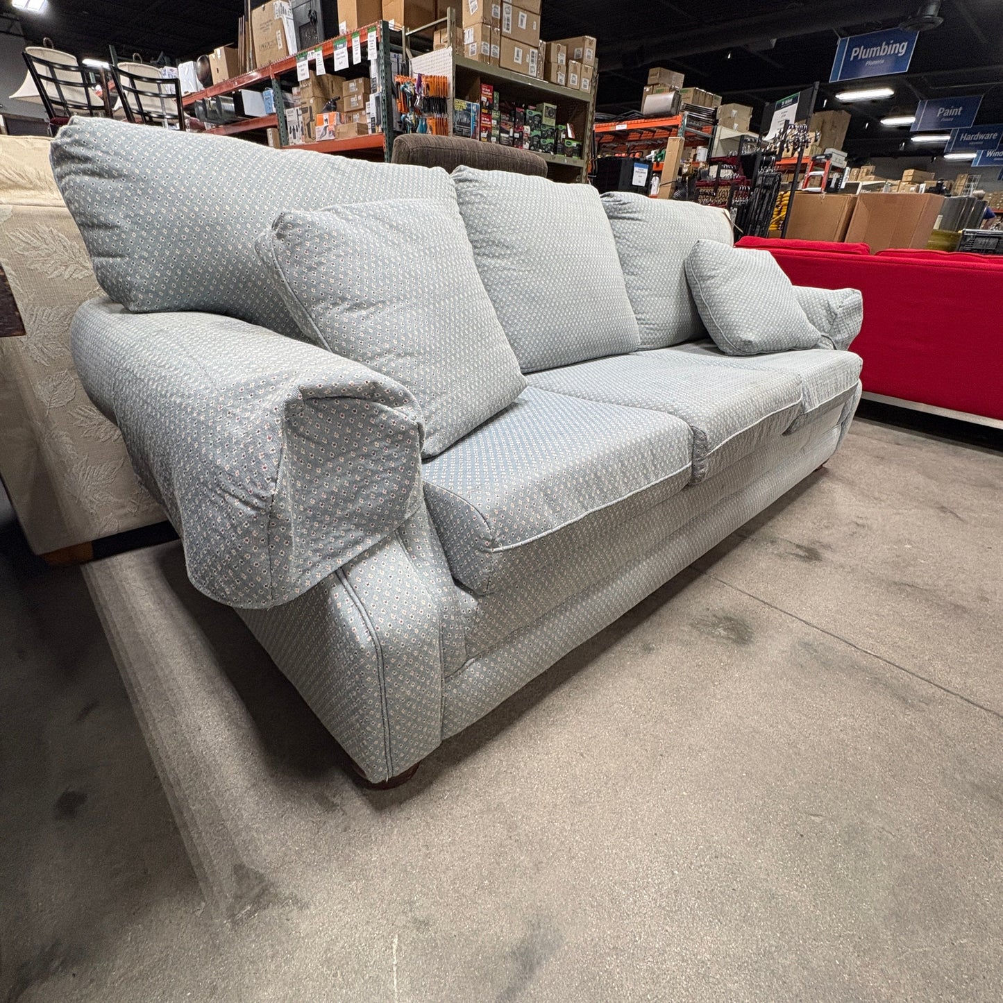 Blue Print 3-Cushion Sofa - additional view