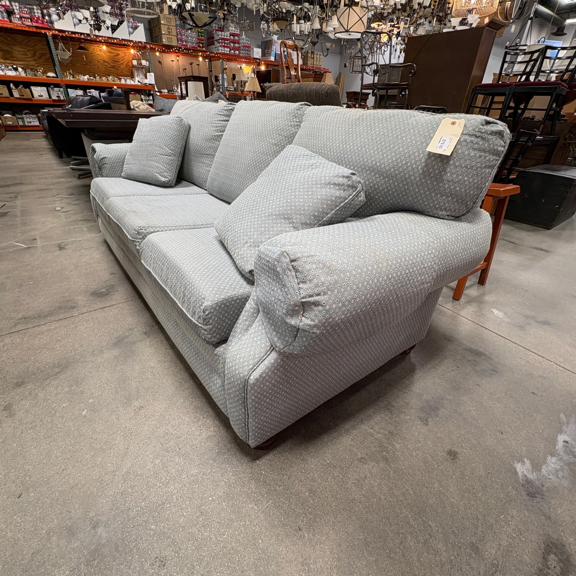 Blue Print 3-Cushion Sofa - additional view