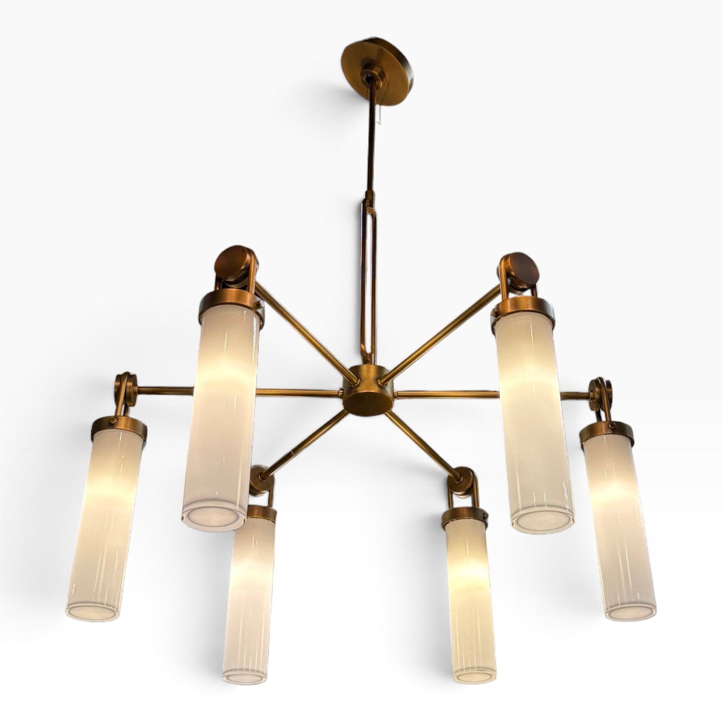 GDM Habitat for Humanity ReStore Kuzco Gold 6-Light Chandelier