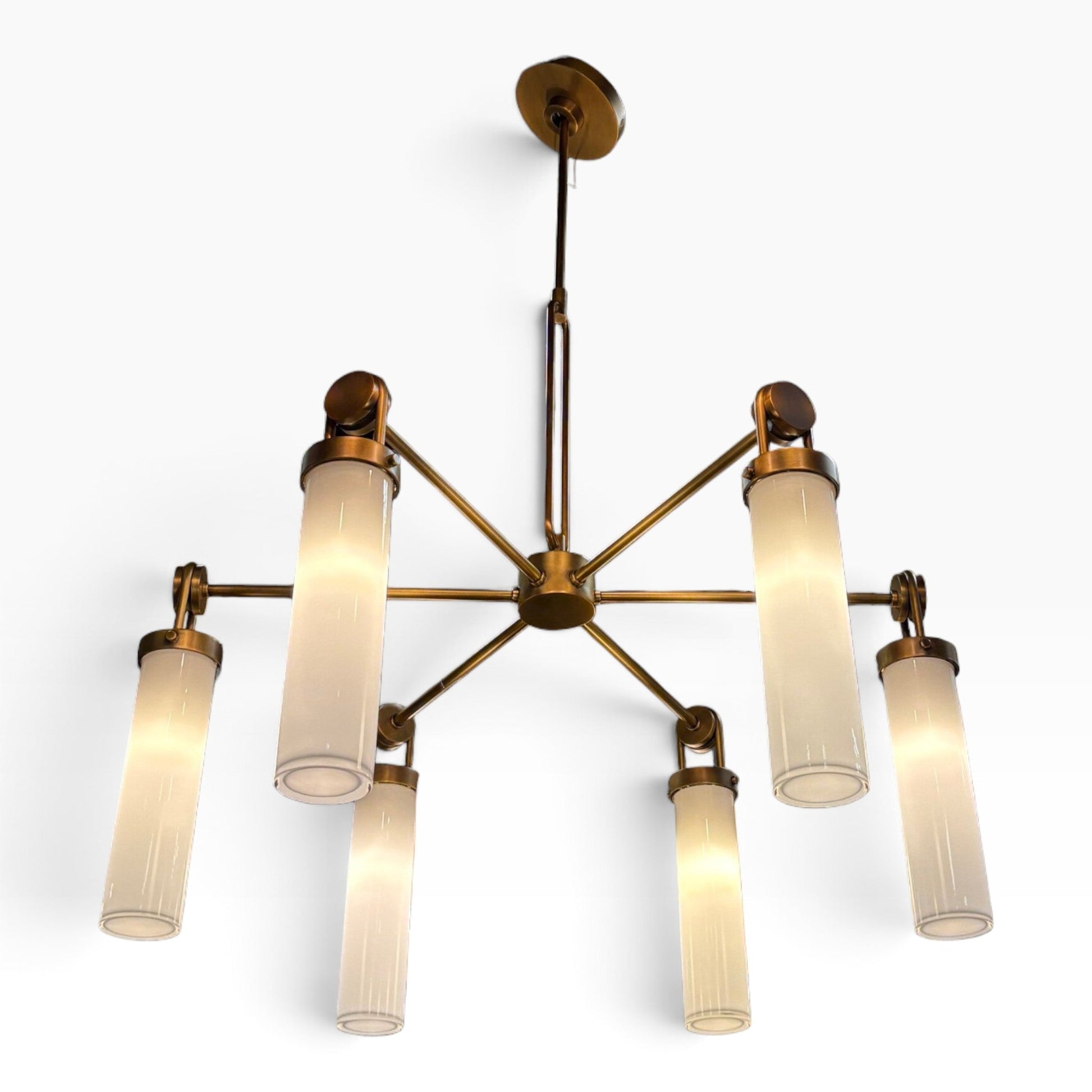 GDM Habitat for Humanity ReStore Kuzco Gold 6-Light Chandelier
