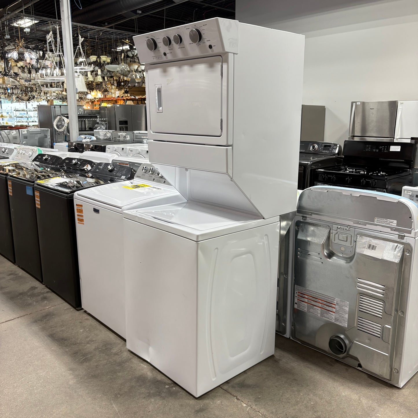 Whirlpool Elec Stack W/D