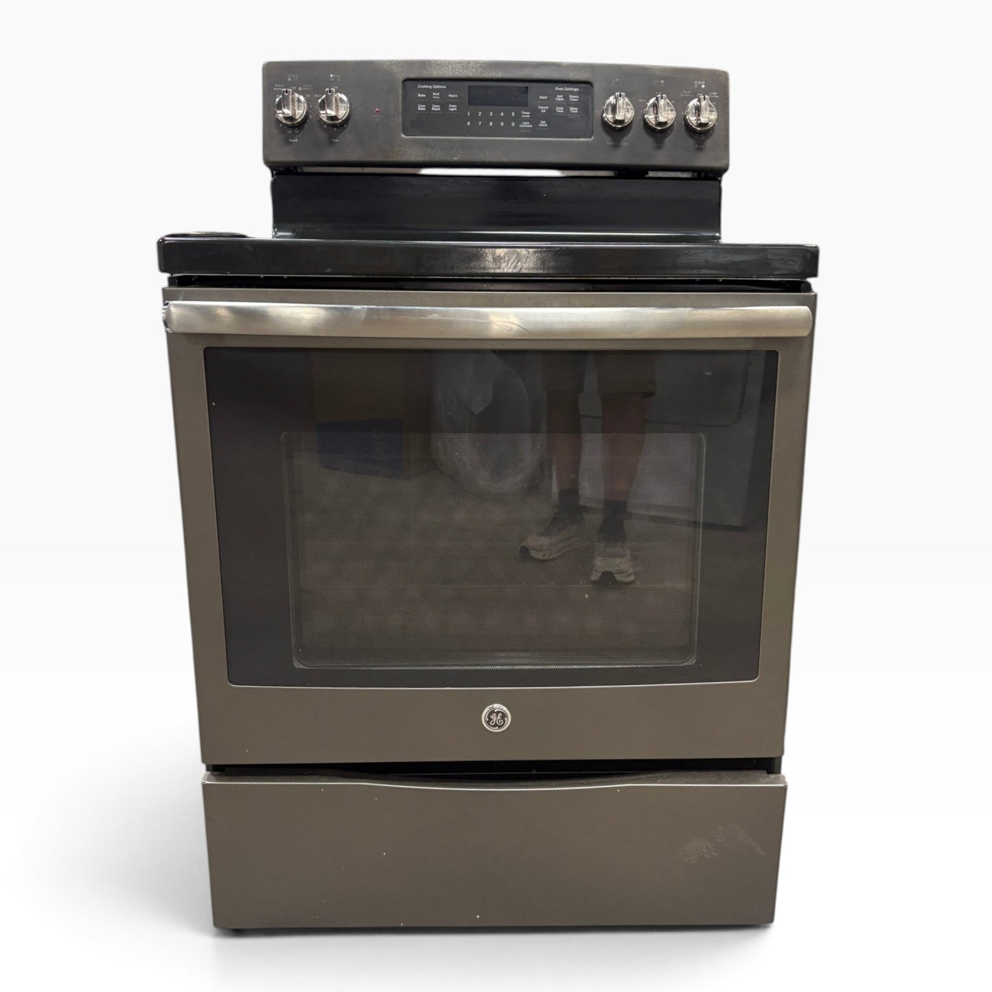 GDM Habitat for Humanity ReStore GE Slate Electric Range
