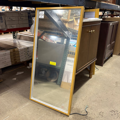 Gold LED Lighted Vanity Mirror FALSE location-set