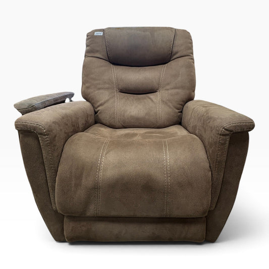 GDM Habitat for Humanity ReStore Brown Microfiber Recliner