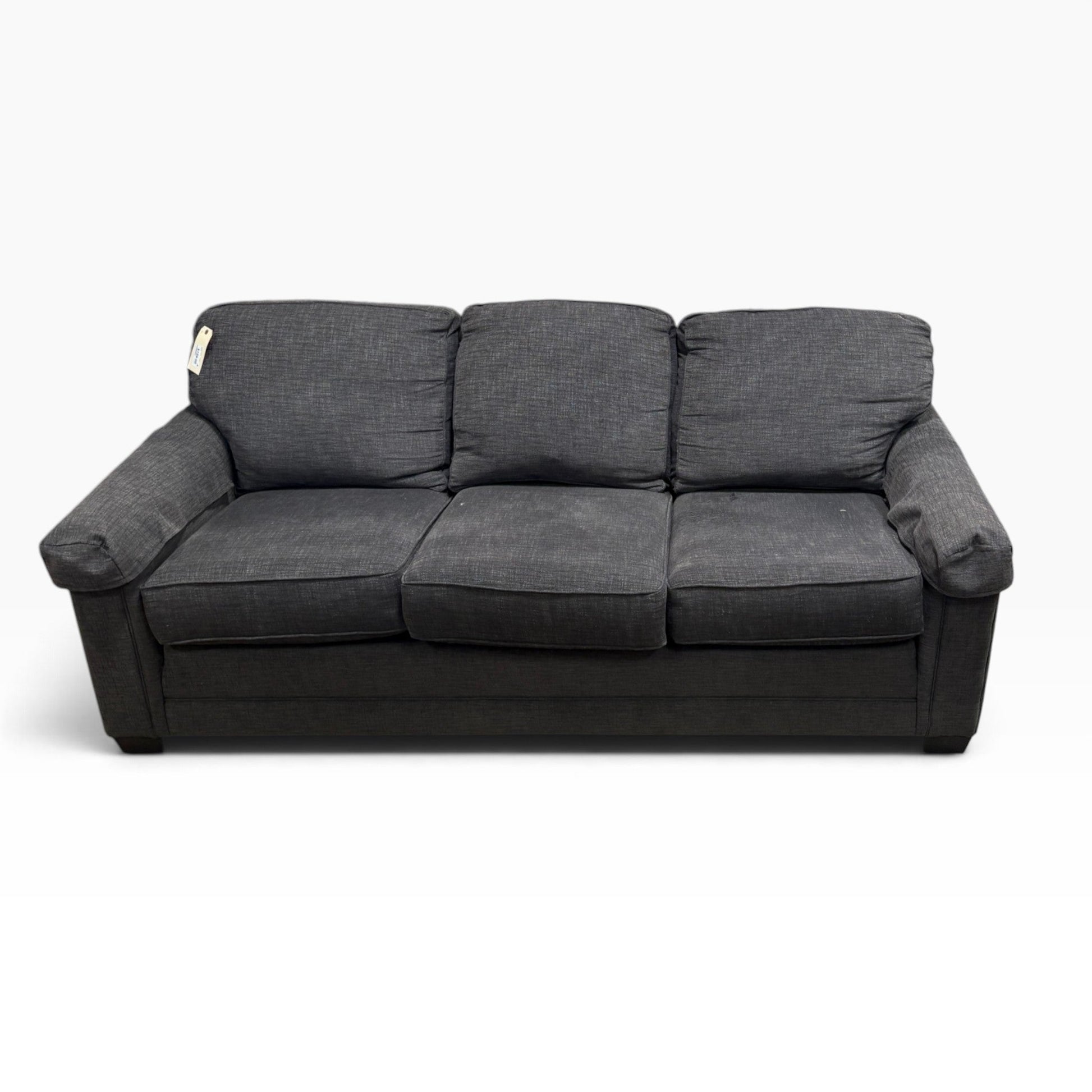 GDM Habitat for Humanity ReStore Charcoal Gray Sofa